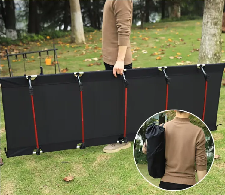 Ultralight aluminum folding camping cot outdoor use